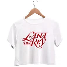 Camiseta Cropped T-shirt Lana Del Rey Unissex