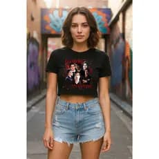 Cropped Camiseta T-shirt Damon Salvatore The Vampire Diaries Algodão Para Fã