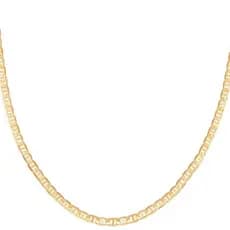 CORRENTE BANHADO OURO 3X 24K 18K E 22K MASCULINA FINA ROMMANEL 60CM PINO 530614