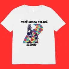 Camisa Autismo Camiseta Pai e Mãe de Autista