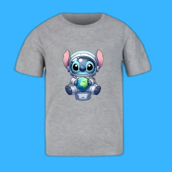 Camiseta Personagens Infantil e Adulto