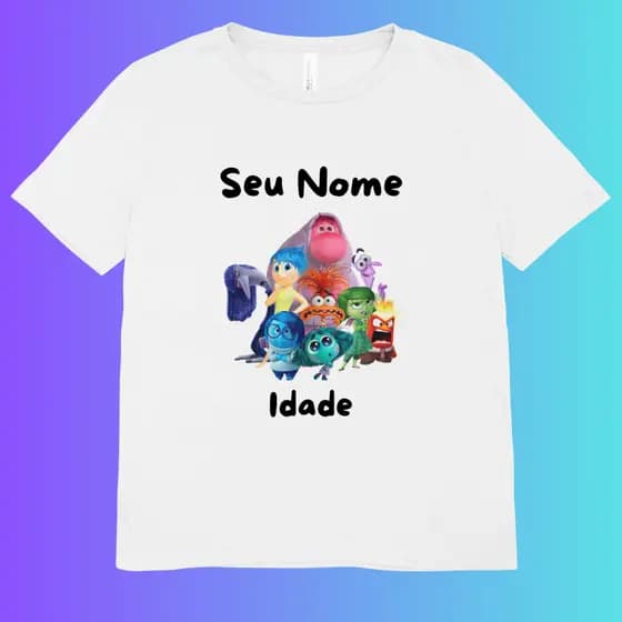 Camiseta Personalizada  Com Nome