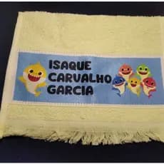 Toalhinha Lavabinho Personalizada com Nome e Tema