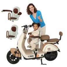 Cadeirinha Assento Cadeira Infantil para Bicicleta Bike Scooter Elétrica com Cinto de Segurança
