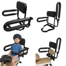 Brcshop Cadeirinha Infantil Traseira Para Scooter E Bicicleta Elétrica Com Cinto Braço Articulado