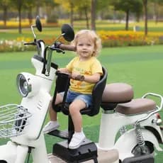 Cadeirinha Cadeira Assento Infantil para Bicicleta Bike Scooter Elétrica com Cinto de Segurança