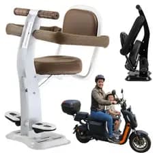 Brcshop Cadeirinha Infantil Frontal Retrátil P/ Scooter Autopropelido e Bicicleta Elétrica Até 50kg