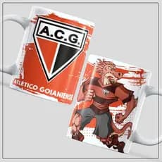 Caneca De Porcelana Do Atletico Go - 325ml - Canecas Dahora