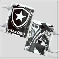 Caneca De Porcelana Do Botafogo Rj - 325ml - Canecas Dahora