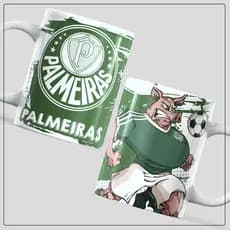 Caneca De Porcelana Do Palmeiras - 325ml - Canecas Dahora