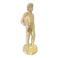 Estatueta Miniatura  do Ayrton Senna com 15 cm ,  impressa em 3D - Material PLA