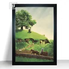 Quadro Decorativo O Condado O Senhor Dos Anéis Poster 44x32c
