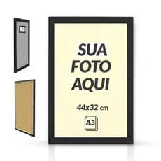 Quadro Decorativo Personalizado 32x44cm com sua Arte Imagem