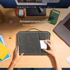Capa Case Bolsa Pasta Para Tablet iPad Air 11 Á 13 Polegadas Almofadada