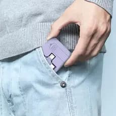 Carregador e Suporte de Celular iPhone Android Xiaomi Compacto Retrátil Lançamento