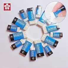 5pcs Sakura XRFW-60/100 Eraser High Quality Sakurafoam Eraser Professional Drawing Super Clean Rubber Pencil