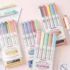 Conjunto Marca Texto Do Pacão Ponta Dupla Wkt7 Marker