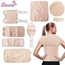 Salorie Full Body Castor Oil Pack Embalagem De Óleo De Rícino Conforto Reutilizável Algodão Orgânico Para Ombro Do Pescoço Da Cintura Insônia Nas Costas Constipação