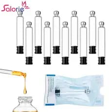 Salorie 10/20 PCS Cartuchos Descartáveis Caneta De Vidro Vazia 3ml Para Máquina De Beleza De Insulina Substituíveis Embr