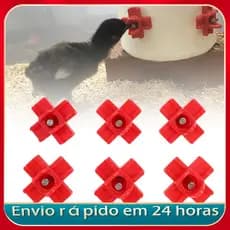 Nicegadget-BR Kit de bicos de água para aves Mingzhe à prova de vazamentos para frangos, patos, codornas, galinhas
