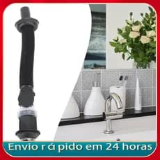 nicegadget-BR Mingzhe Tubo de drenagem de pia flexível à prova de odor para uso doméstico Bacia de lavagem downcomer à