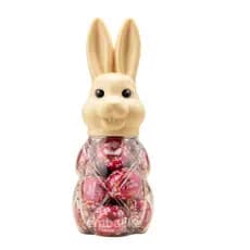 Pote Coelho Porta Doces 23cm Acrílico 550ml Embalagem Presente de Páscoa MARROM OU AMARELO