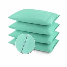 KIT COM 04 FRONHAS PARA TRAVESSEIRO PONTO PALITO MICROPERCAL 400 FIOS TOQUE MACIO Envio Imediato