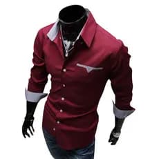 Camisa Social Masculina  Manga Longa Slim Fit Nacional