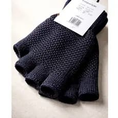 Kit 03  Pares Luva Sem Dedo Adulto Para Frio Luvas Cor Preta Com Antiderrapante