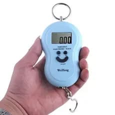 Mini Balança Digital Gancho para Pesca Bagagem 40 Kg CBR-1042
