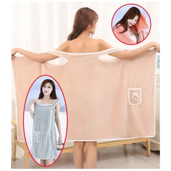 Roupão toalha de Banheiro vestido feminino chuveiro feminino toalha de banho macia para adultos senhora têxteis pa