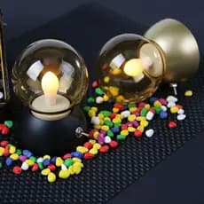Luminária Led Para Decoração clássico soprando lâmpada de mesa decoração luz retro usb recarregável luz da noite mesa lâmpada led decoração luzes