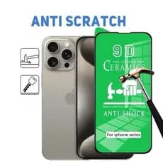 Película Cerâmica 9D 3D iPhone Gel Hidrogel Flexível  XR 11 12 13 14 15 16PRO 16 16PROMAX 17 17PRO MAX