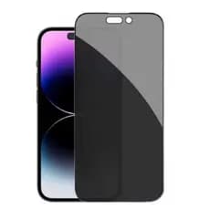Película de cerâmica Privacidade Full Cover para iPhone 11-12-13-15-15promax