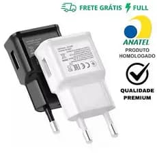CARREGADOR FONTE ADAPTADOR TURBO PLUG USB 5V 3.1A PRETO OU BRANCO CA10-2