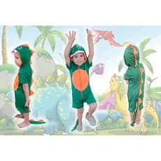 Fantasia Dinossauro Infantil Crianca Luxo Barato Pronta Entrega Envio Imediato Verde Rosa