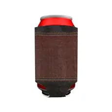 Porta Lata Neoprene 350ml  Efeito Material Couro Cost