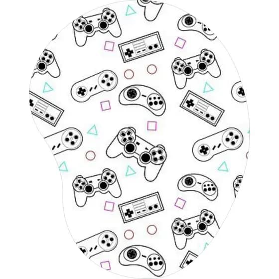 Mouse Pad Ergonômico Gota Controles de Videogame