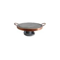 Fondue Chapa/Grelha/Forma Pizza Pedra Sabão 22cm