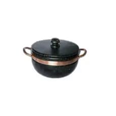 Panela de Pedra Sabão n3 Panela Fogão a Lenha ou a Gás