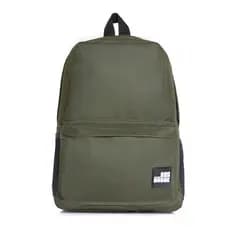 Bolsa Reforçada  Mochila Escola de Lona Reforçada Verde Escuro
