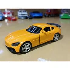 MINIATURA CARRINHO DE METAL MERCEDES AMG GTS SPORT A FRICÇÃO ESCALA 1/32 VALOR UNITARIO