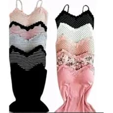 Kit 5 Regatas Femininas com Bojo Renda Alça Algodão Elastano Blusa Lisa e Estampada Tamanho M e GG