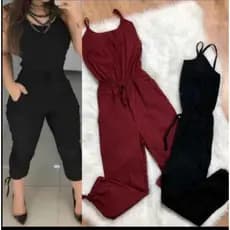 Macacão Feminino Jogger Bengaline Lycra Luxo Blogueirinha Moda Tendência Confortável Premium 2026