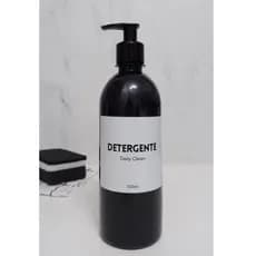Frasco Preto Detergente 500ml