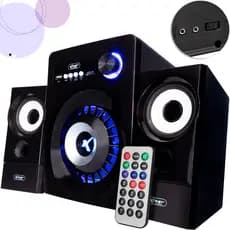 Caixa de Som 2.1 Subwoofer Amplificador