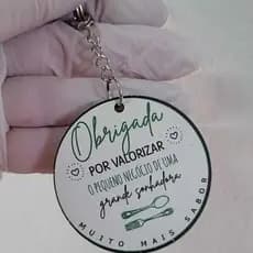 KIT 2 Kit Chaveiro Personalizado MDF Branco Lembracinha Todos Os Temas