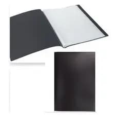 Pasta Catalogo A3 Preta 40 Envelope Plastico Expor Desenhos