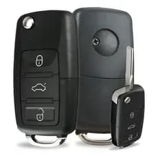 Capa Chave Canivete Oca 3bt Vw Gol G5 Fox Polo Bora Jetta