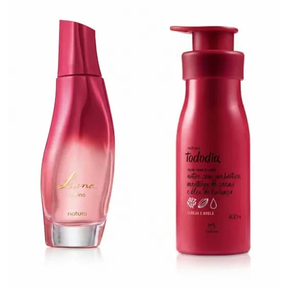 Combo Natura Luna Divina + Hidratante 400ml Cereja e Avelã